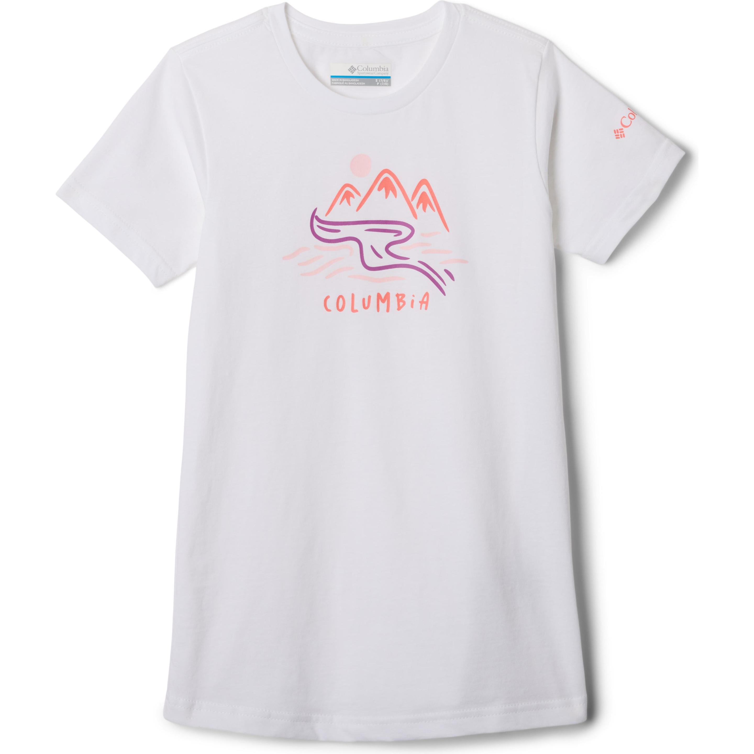 Columbia, Unisex, Shirt, Mission Lake™ Short Sleeve Graphic Shirt, Weiss, (L)