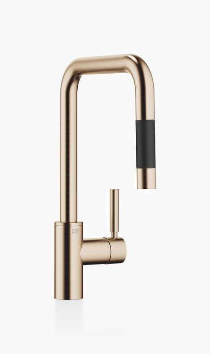 Actual product image Dornbracht META Square kitchen faucet, single lever faucet, pull-down, with shower function, project