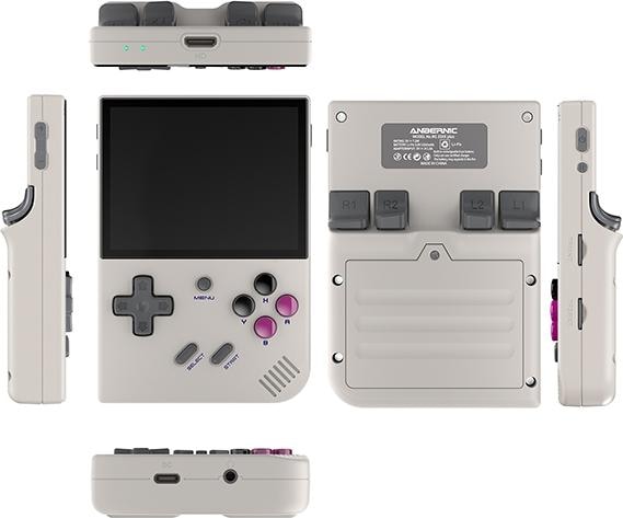 Actual product image Anbernic Konsola RG35XX Plus szary/grey