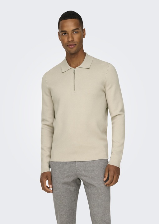 Immagine prodotto Only & Sons Onscooper Reg Ls 12 Half Zip Polo (M)