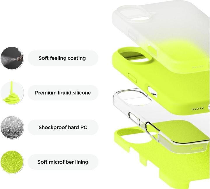 Produktbild Screenguard Apple iPhone 16 Plus Liquid Silicone Case Hülle (Apple iPhone 16 Plus)