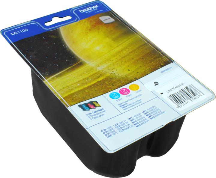 Produktbild Brother LC1100 Rainbow Pack (C, M, Y)