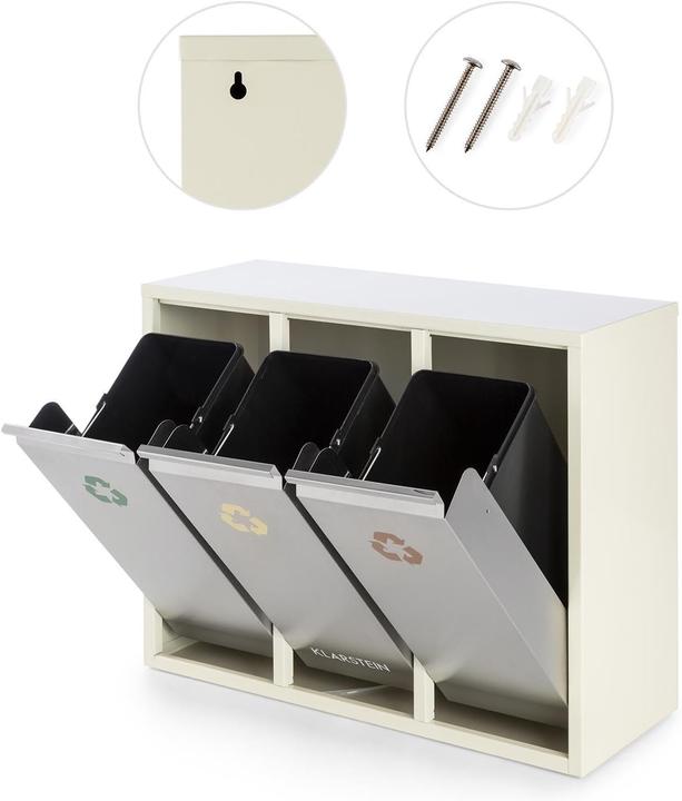 Produktbild Klarstein Mülltrennsystem - Ordnungshüter 3 (45 l)