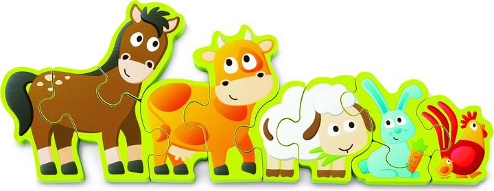 Produktbild Hape Zahlen & Farmtiere (10 Teile)