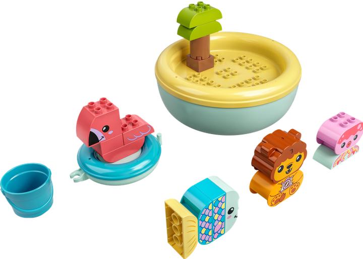 Produktbild LEGO Badewannenspass: Schwimmende Tierinsel (10966)