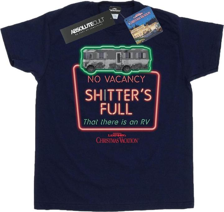 Produktbild National Lampoon´s Vacation National Lampoon's Christmas Vacation Greyscale No Vacancy TShirt (M)