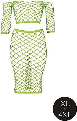 Immagine prodotto Ouch! Long Sleeve Crop Top and Long Skirt - Green - XL/XXXXL