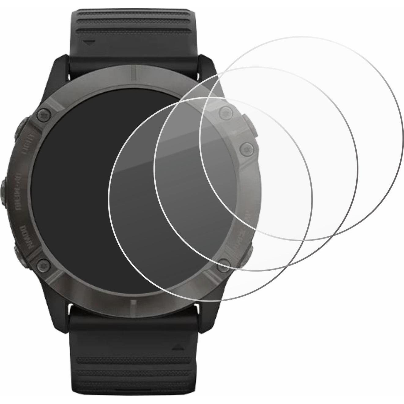 Thumbnail - Savvies Panzerglas Hartglas Displayschutz, Smartwatch Schutzfolie, Transparent