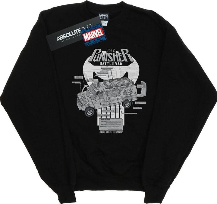 Produktbild The Punisher Battle Van Breakdown Sweatshirt (4XL)