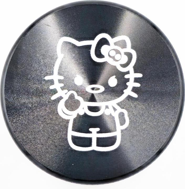 BestV Hello Kitty Aluminium Grinder Black 4Parts 50mm
