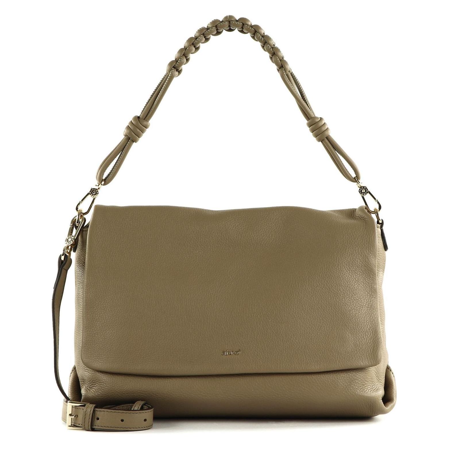 Abro, Damen, Handtasche, Leather Dalia Crossbody Poppy, Braun