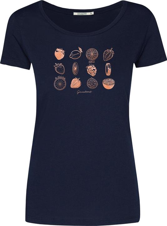 Actual product image Greenbomb Women's Bike Strawberry Loves T-Shirt (XS)