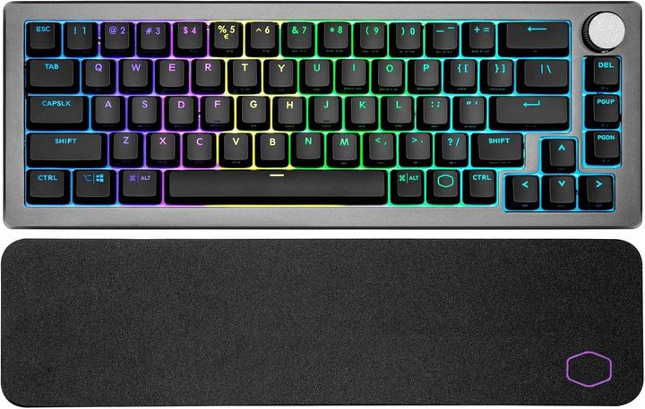 Cooler Master CK721 Wireless 65 RGB Mechanical Gaming Keyboard Grey (Eng. Int., Kabellos)