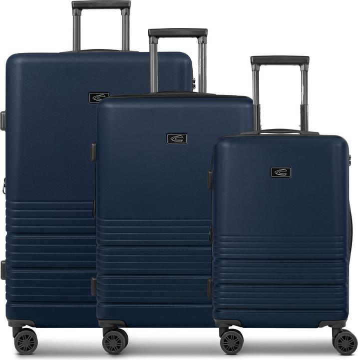 Camel Active Hanoi 4 Rollen Kofferset 3-teilig mit Dehnfalte (202 l, XL (ab 115l))
