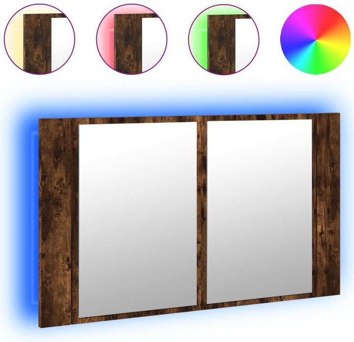 Actual product image vidaXL LED-Spiegelschrank (80 x 12 x 45 cm)