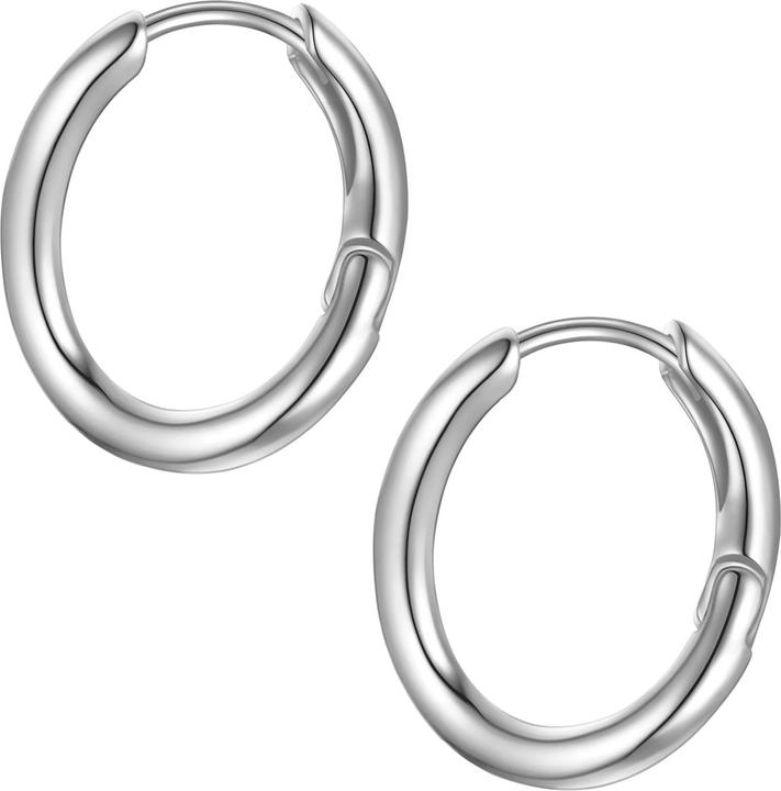 Actual product image Yokoamii Ladies hoop earrings - 36360 (Brass)