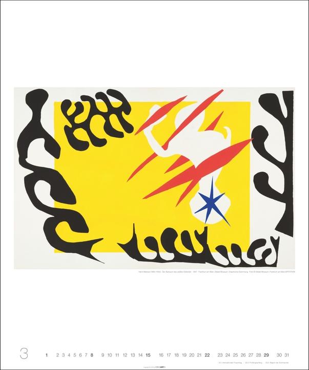 Actual product image Henri Matisse Edition Kalender 2026 (46 x 55 cm)