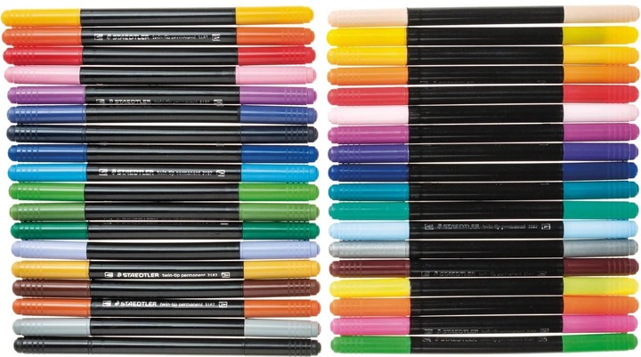 Immagine prodotto Staedtler Pittore a doppia fibra (Multicolore, 36 x)
