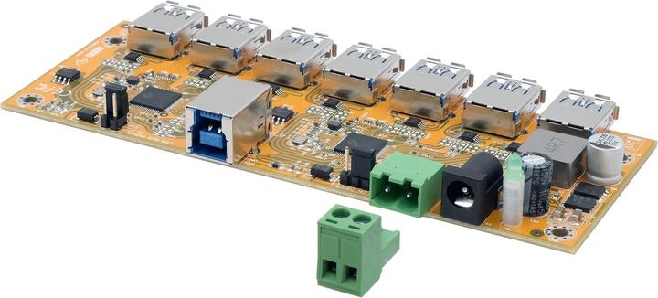Image du produit Exsys Carte Hub industrielle USB 3.2 Gen 1 7 ports (USB-B, 7 ports)