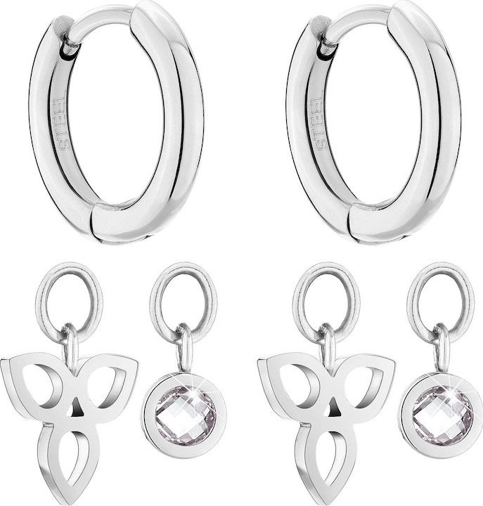 Produktbild Tamaris Playful 2in1 round earrings TJ-0016-E-15 (L) (Edelstahl)
