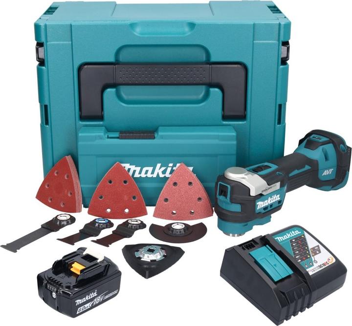 Produktbild Makita DTM 52 RG1JX4 Akku Multifunktionswerkzeug 18 V Starlock Max Brushless + 1x Akku 6,0 Ah +