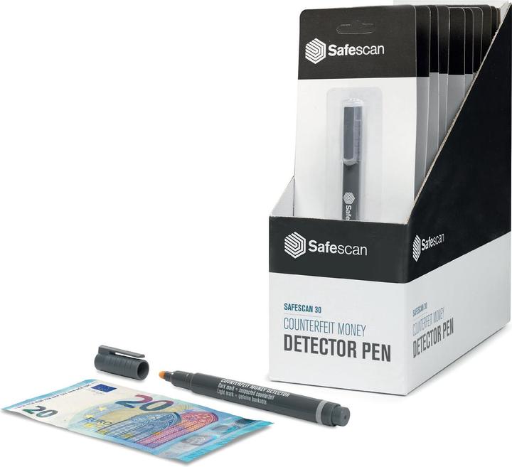 Image du produit Safescan Office supplies 30, Suitable for Banknotes, Number of detection points 1 (Lecteur de billets)