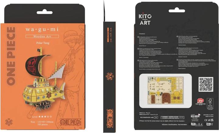 Produktbild Kito Art One Piece - Polar Tang der Heart-Piratenbande - Holzmodell