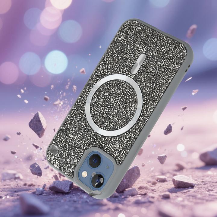 Image du produit Cadorabo Coque pour Apple iPhone 13 / 14 Paillettes Scintillant Design (Apple iPhone 13)