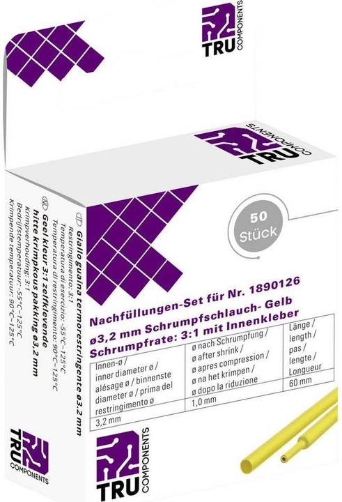 Produktbild Tru Components Schrumpfschlauch-Nachfüll-Set (50 x)