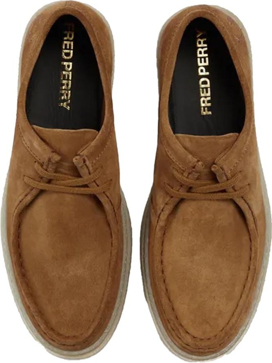 Actual product image Fred Perry Mens Dawson Suede Low Trainers (45.5)