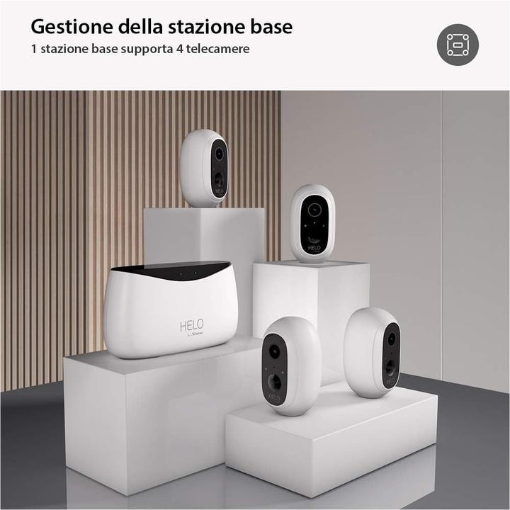 Produktbild Strong Helo View In- & Outdoor Überwachungskamera-Set Full-HD IP65 Wi-Fi (1920 x 1080 Pixels)