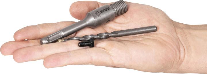Image du produit Stier Porte-embout SDS-Plus M16 110 mm avec foret de centrage pour couronnes-trépans