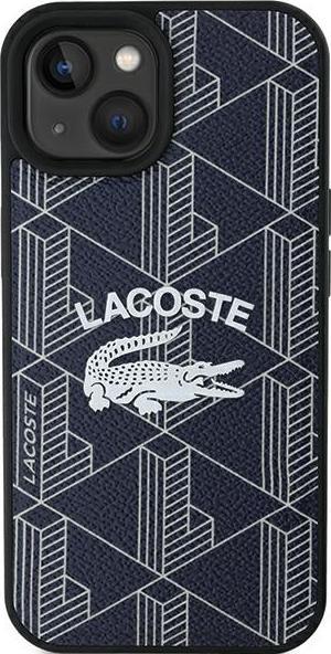 Image du produit Lacoste LCHMP15SPIGV iPhone 15 / 14 / 13 6.1" granatowy/navy hardcase Monogram Vintage Logo MagSafe (Apple iPhone 15)