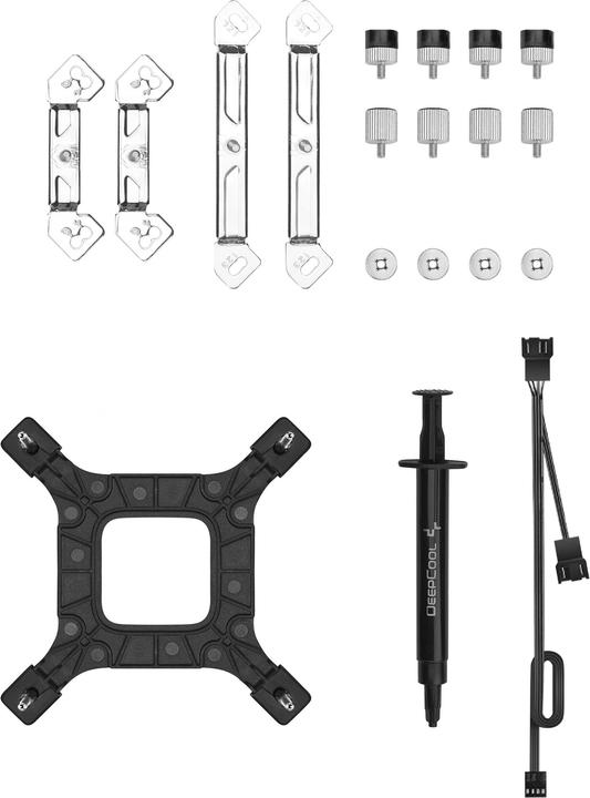 Actual product image Deepcool "K Cooler AK620 DIGITAL SE White" (161 mm)