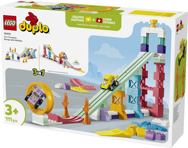 LEGO Kreative Sprungschanzen mit kleinen Flitzern 3-in-1-Set (10478)