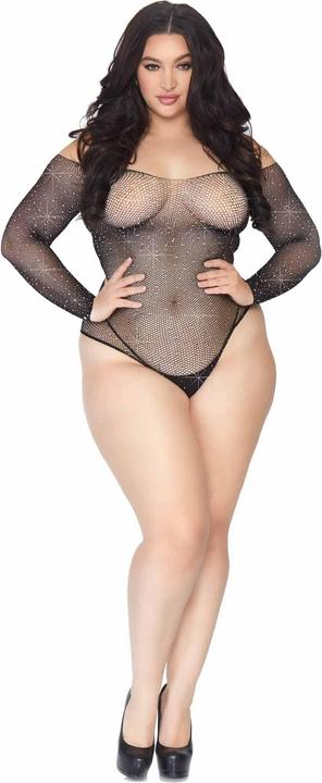 Image du produit Leg Avenue Body en filet cristallisé + (XL, XXL)