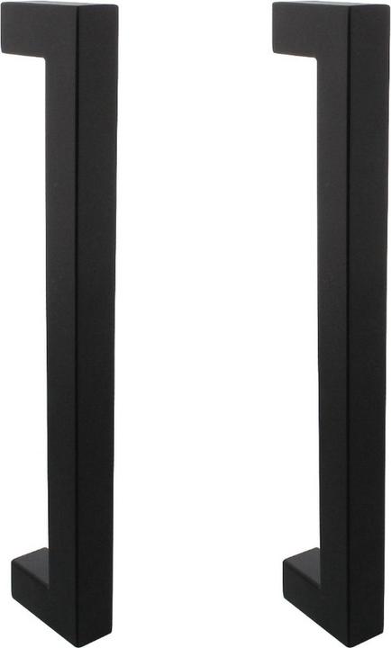 Actual product image Intersteel door handles square per pair 325x60x25 mm matt black