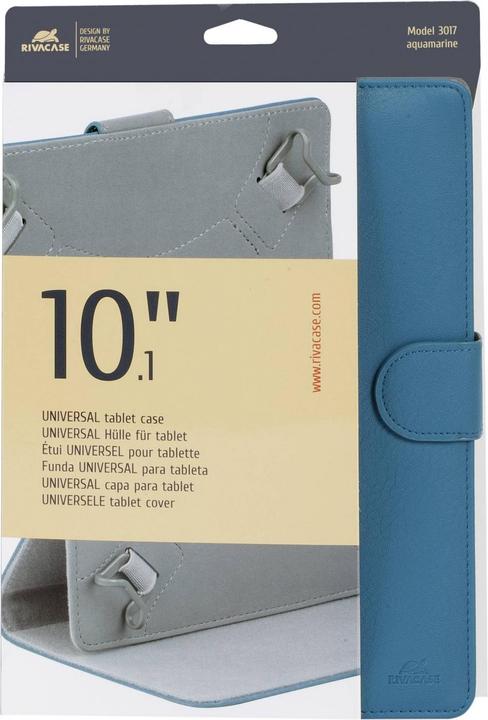 Actual product image Rivacase 3017 Tablet Case 10.1 Aquamarine (10.1" Tablets)