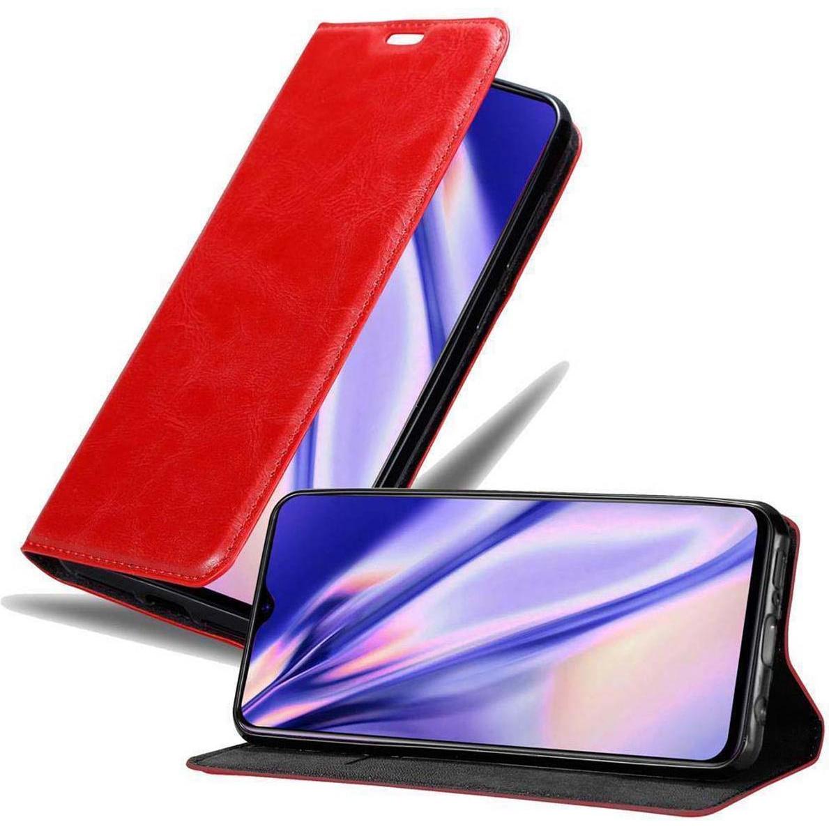 Cadorabo Book Invisible Magnet Cover (Oppo R17 Pro), Smartphone Hülle, Rot