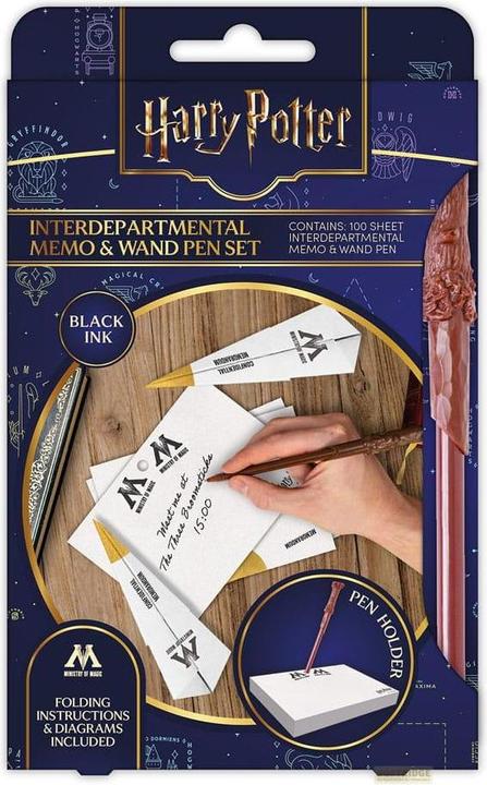 Produktbild Thumbs Up ! Harry Potte Notizblock & Zauberstabstift Magical (Blanko)