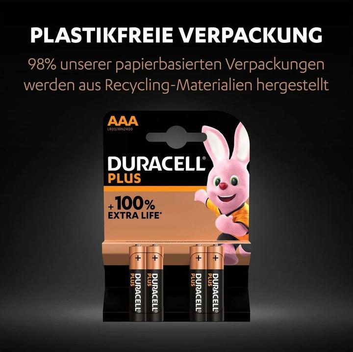 Actual product image Duracell Plus (4 pcs., AAA, 1175 mAh)