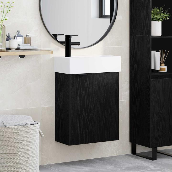 Produktbild vidaXL Badezimmerschrank (45.50 x 22.50 x 84 cm)