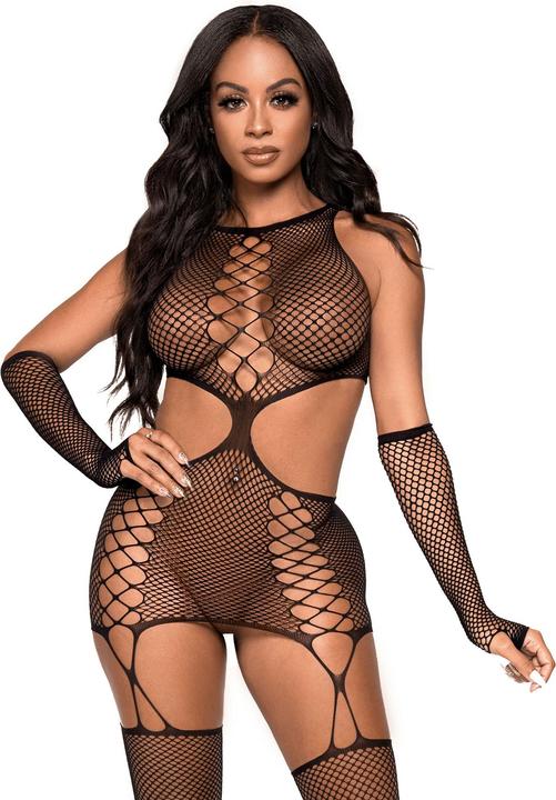 Produktbild Leg Avenue Strumpfkleid Mit Handschuhen Einheitsgr?Sse (One Size)