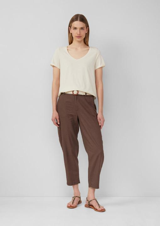 Produktbild S.Oliver T-Shirt Weiches T-Shirt aus Baumwolle mit V-Ausschnitt (38)