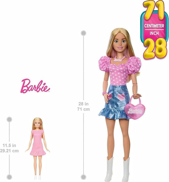 Actual product image Mattel Barbie - Nea Μεγαλη Κουκλα για 3+ ετών HYT84