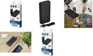 Actual product image Ansmann Powerbank 20.000 mAh PB320PD USB-C On/Offg (20000 mAh, 20 W, 74 Wh)