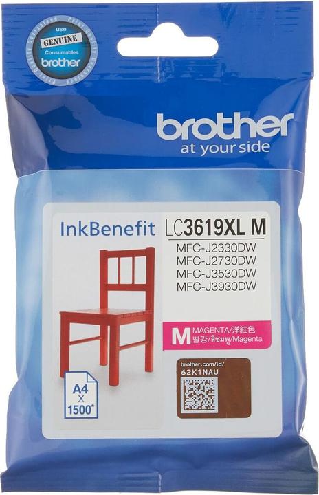 Actual product image Brother LC3619XL Ink Cartridge Magenta - Original - Ink Cartridge (M)