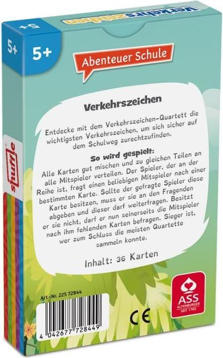 Produktbild ASS Altenburg 22572844 - Abenteuer Schule - Verkehrszeichen (DE-Ausgabe) (Deutsch, 2 - 4 Spieler)