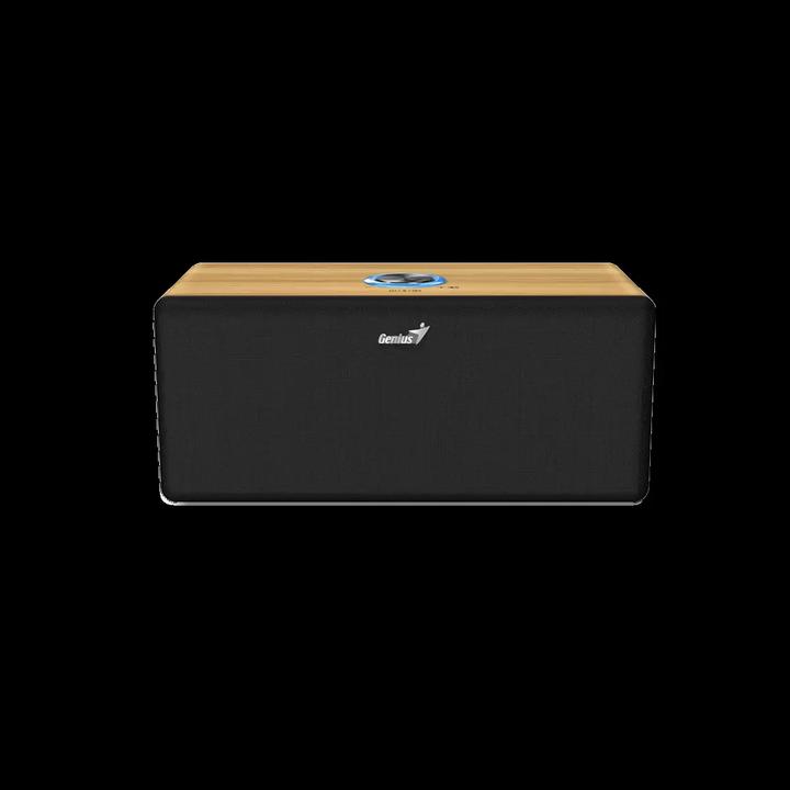 Actual product image Genius SP-HF505BT Bluetooth-Lautsprecher hellbraunes Holz