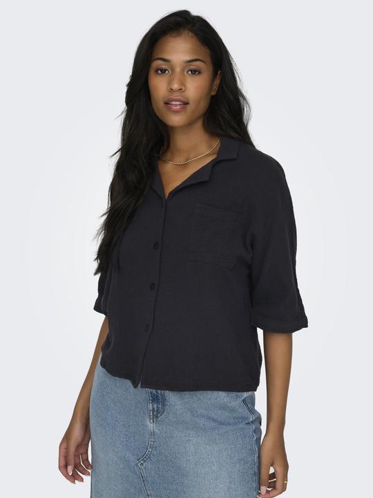 Produktbild Only Normal geschnitten Button-Down Kragen Hemd Hemd (S)